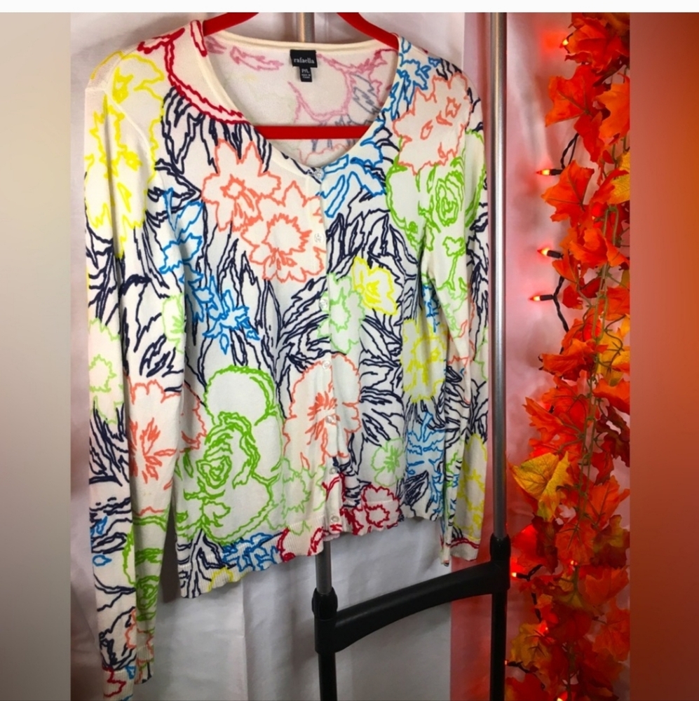 Rafaella Floral Multicolor Women's Top